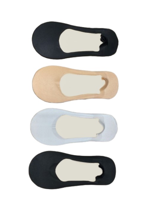Set 4 perechi de cipici Balerina dama, multicolor III, BebeNani, marimea 36-40