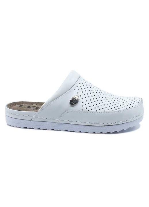 Saboti medicali Ledi din piele naturala pentru dama cu talpa ortopedica dotata cu brant anatomic cu gel T3