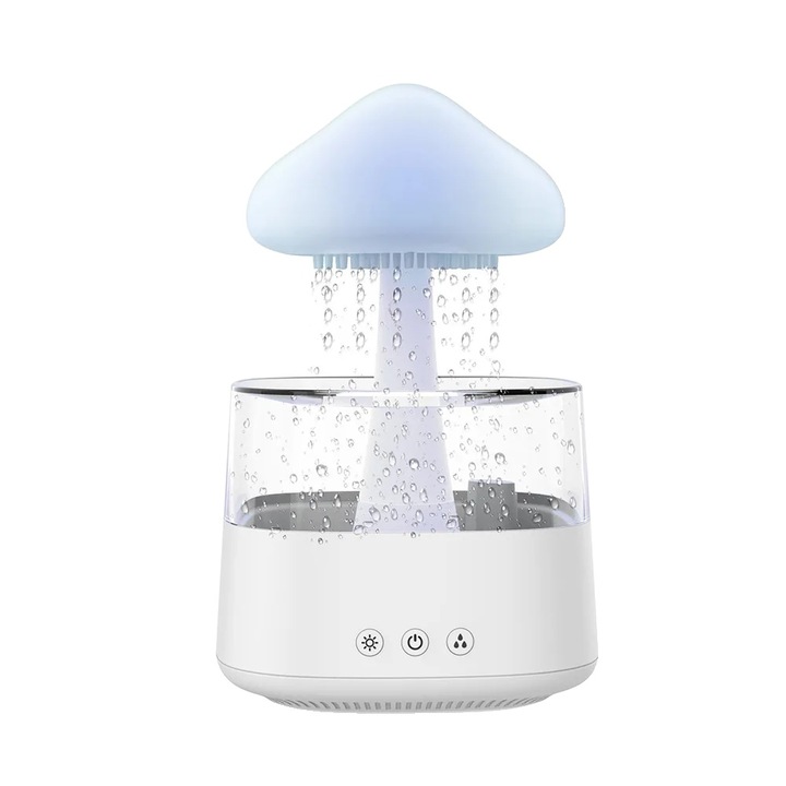 Овлажнител, модел Mushroom Rain Drop, 450мл, многоцветен