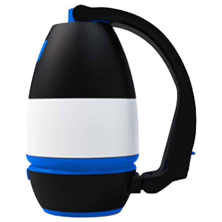 Lanterna LED Cozevdnt 3 in 1, reglabila, USB, albastru