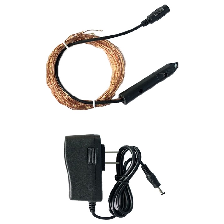 Set de 10 Gardulete Solare cu 200 LED-uri, Efect Stropire, 8 Moduri de Iluminare, Impermeabile, pentru Gradina, Craciun