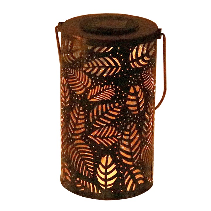 Lampa solara, multicolor, stil retro