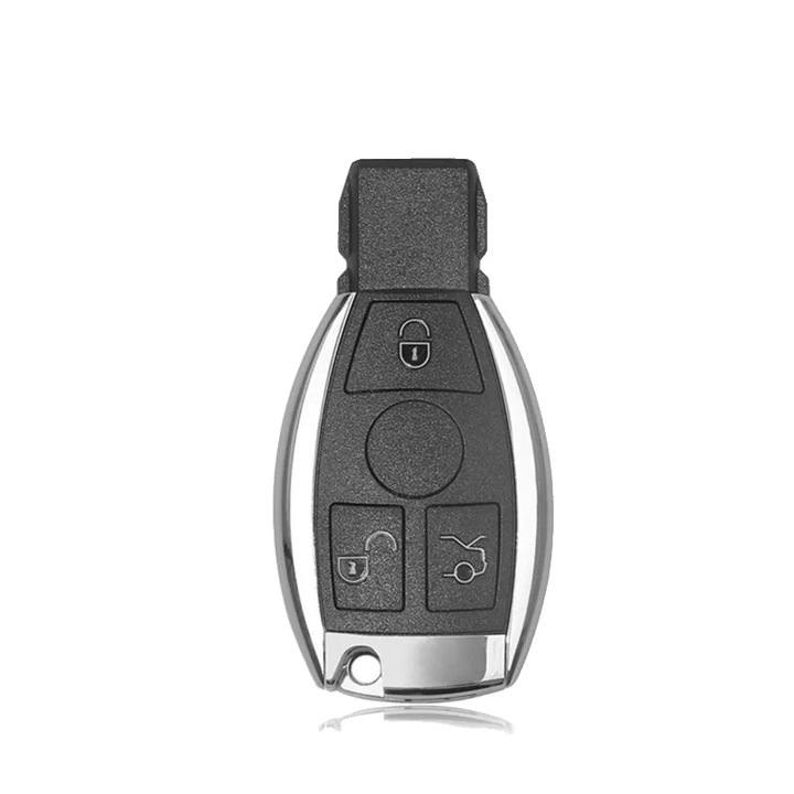 Set 5 Carcase Cheie Auto, Smart Key Shell 3 Butoane, Versiunea V3.1, Stabilitate Inalta, pentru Mercedes Benz