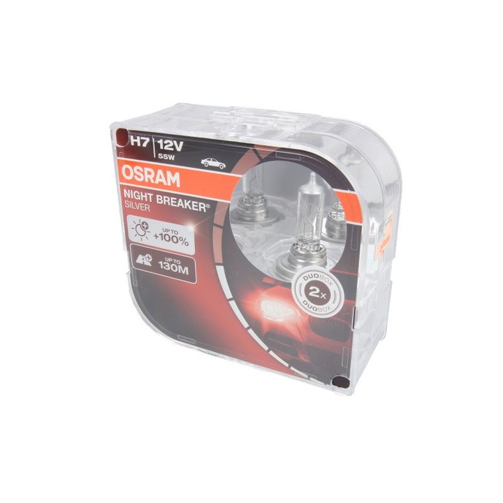 Set 2 bucati bec H7 12V 55W PX26D OSRAM