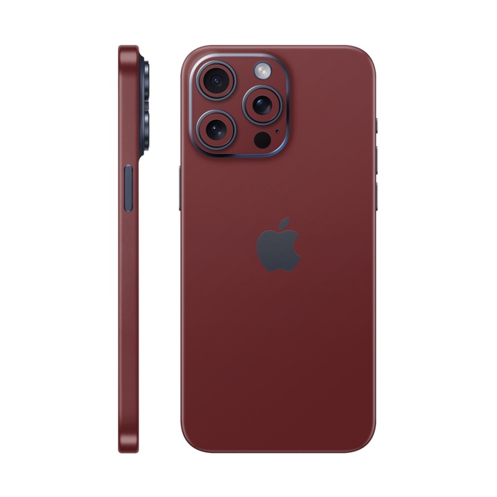 Защитно фолио за iPhone 15 Pro Max, Unique Collection, Skin Back с обединени страни, Matte Copper