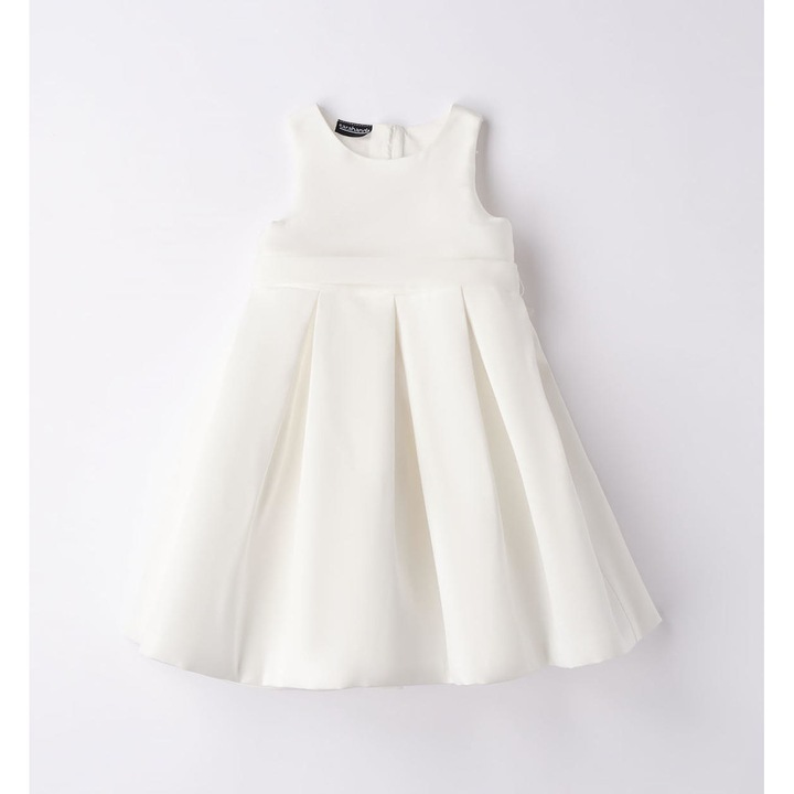 Елегантна рокля с дантела и тюл за момиче, Sarabanda, 0.6242, Бяла