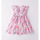 Elegáns ruha virágmintás lányoknak, Sarabanda, 0.6244, rózsaszín