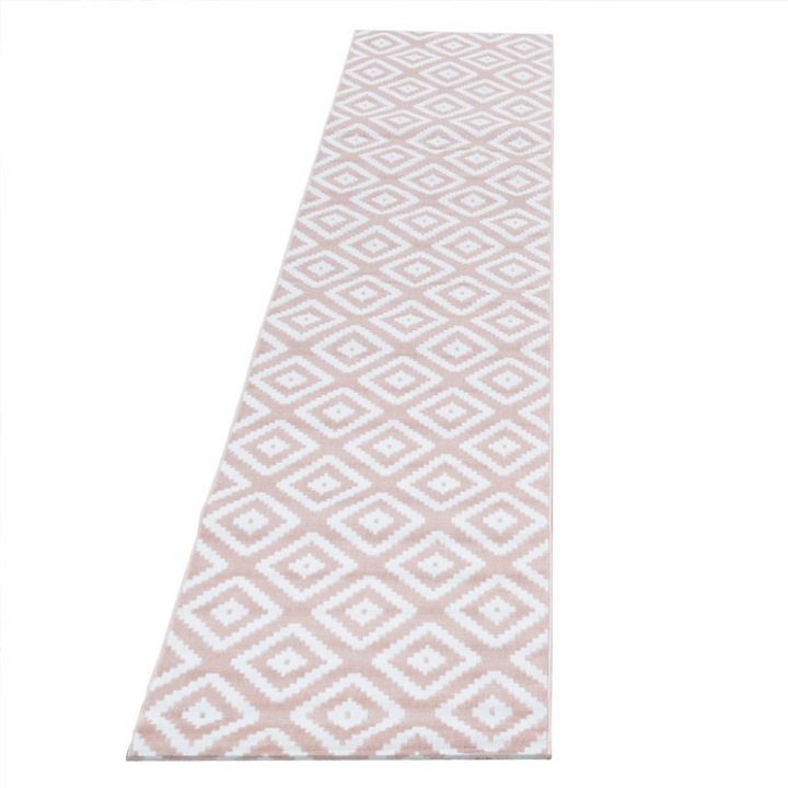 Covor tip Traversa, Ayyildiz Teppiche, Model Plus Roz V2 80x300 cm