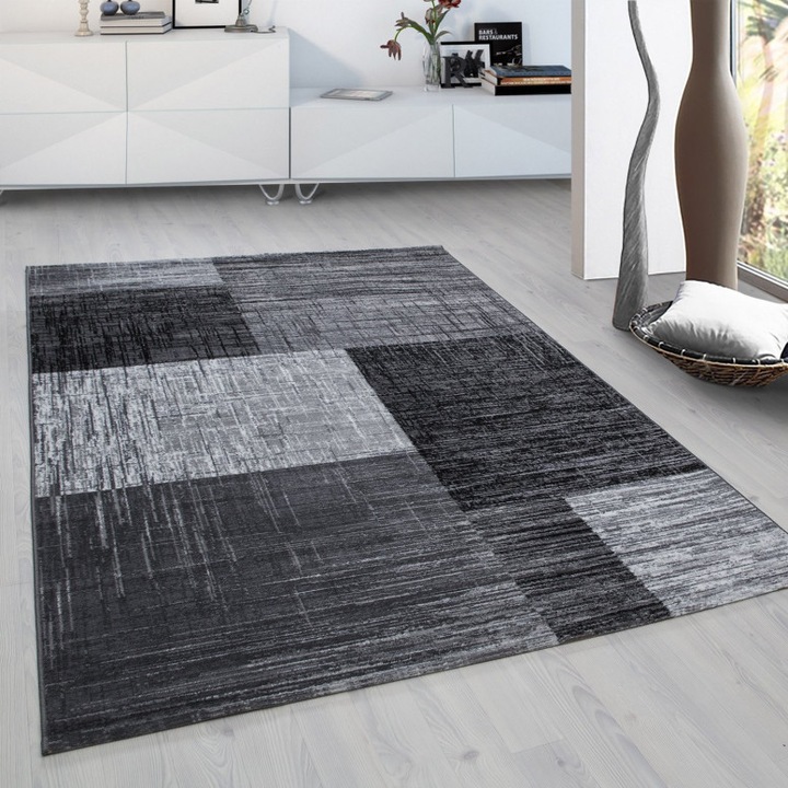 Covor Ayyildiz Teppiche, Model Plus Negru V1 160x230 cm