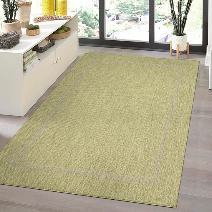 Covor tip Traversa, Ayyildiz Teppiche, Model Relax V1 Verde 60 x 100cm