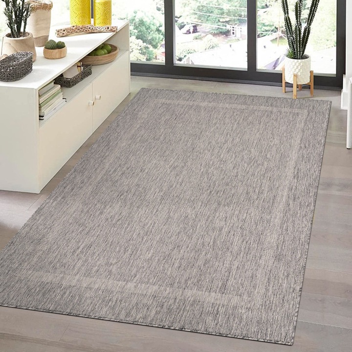 Covor tip Traversa, Ayyildiz Teppiche, Model Relax V1 Gri 80 x 250cm