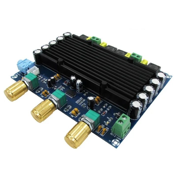 Amplificator audio stereo 2x150W cu TPA3116D2, XH-M549