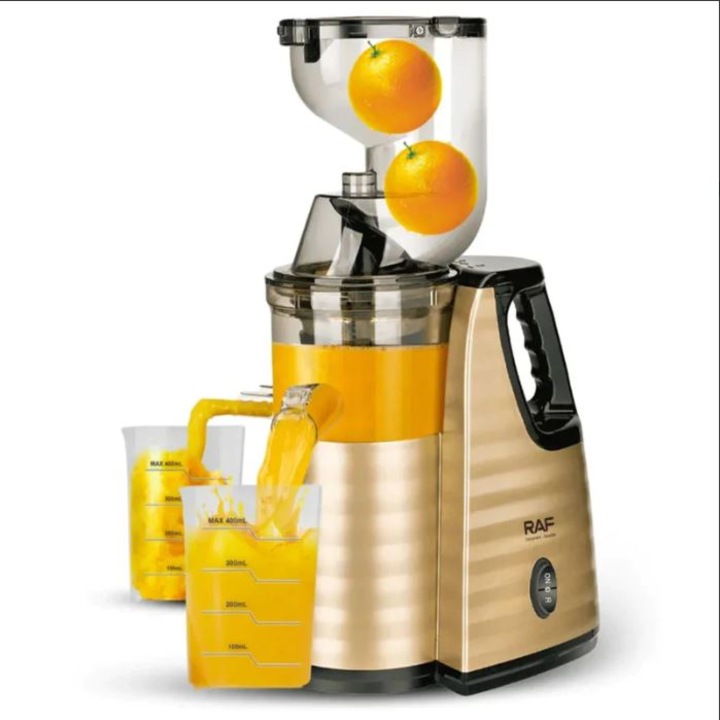 Storcator Slow Juicer RAF cu Extractie Lenta la Rece pentru Retentia Maxima a Nutrientilor