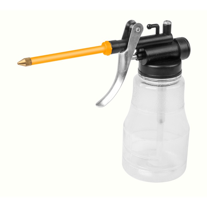 Mini kézi olajpumpa, 250 ml, átlátszó, Tolsen
