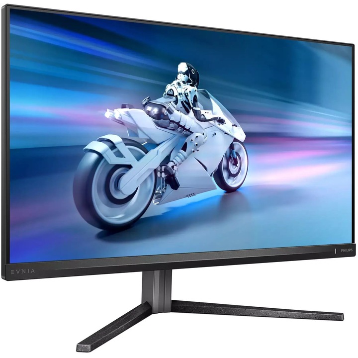 27 hüvelykes Philips Evnia Gaming monitor, WLED, IPS, 2560 x 1440, 2 x HDMI 2.0, 1 x audiokimenet, 2 x DisplayPort 1.4, 4 x USB 3.2 downstream, 1 x USB Type-B upstream