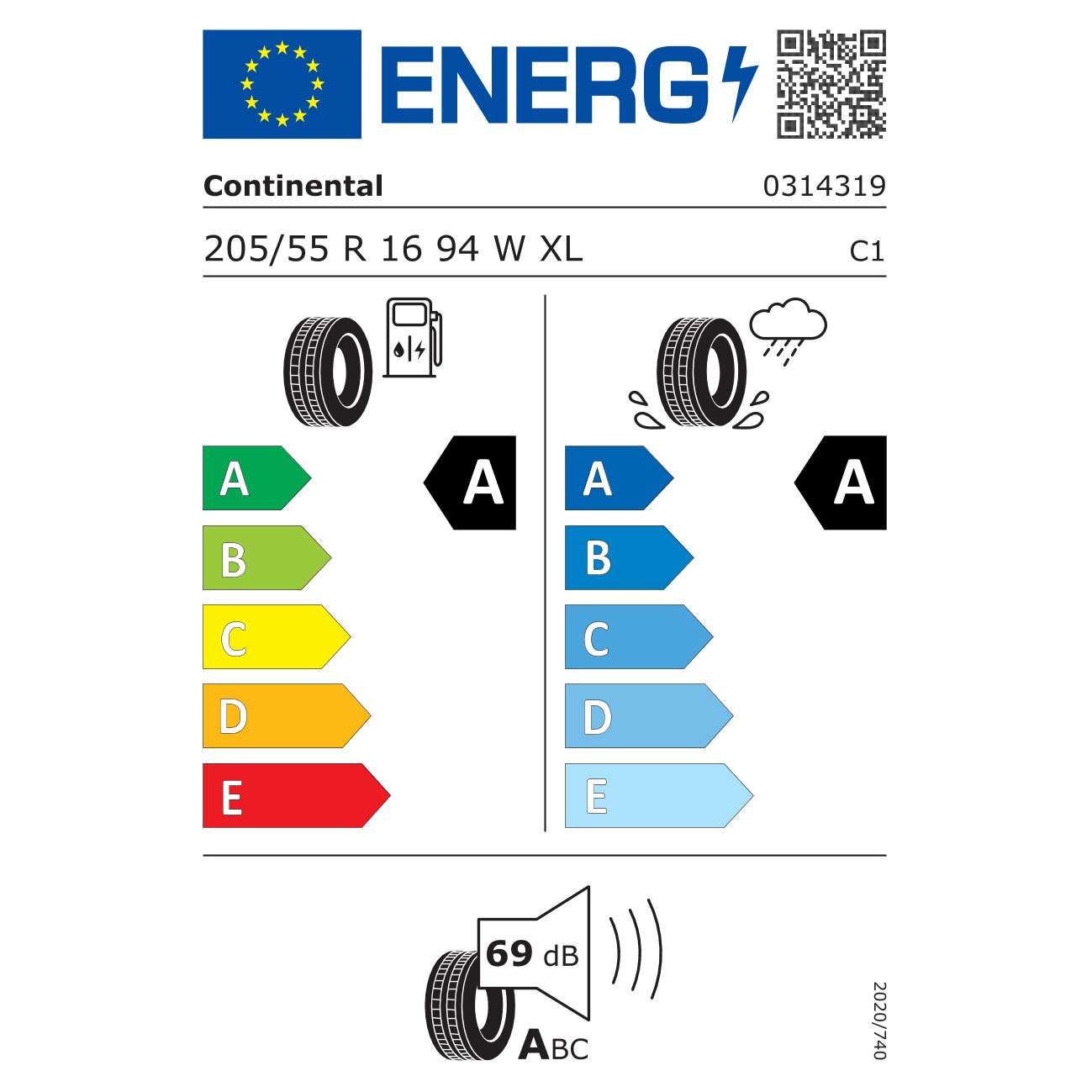 Anvelopa Vara Continental ULTRACONTACT NXT 205/55R16 94W - eMAG.ro