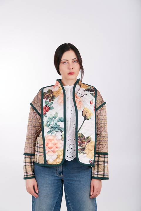 Jacheta dama, Stefanett, Poliester, Multicolor, OneSize