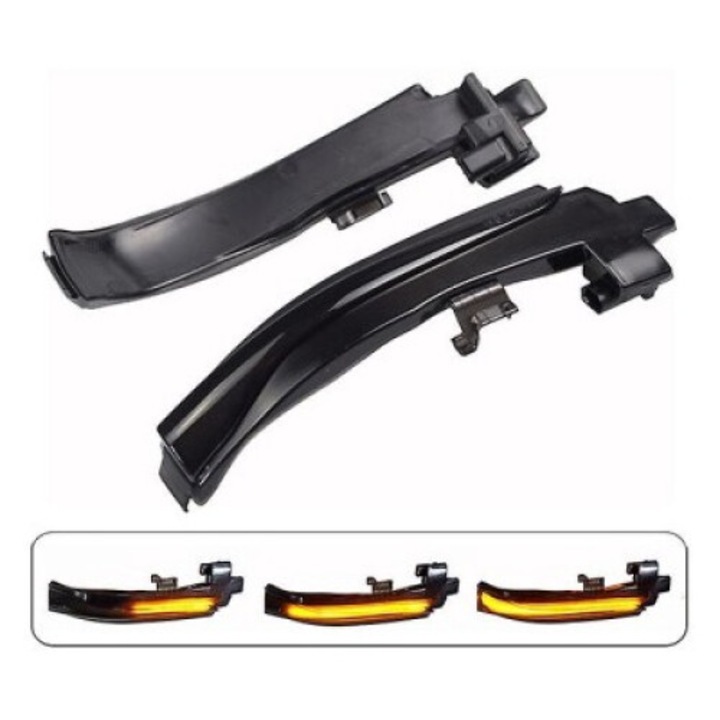 Сигнални светлини Volvo, Динамични, Огледални, LED, V40, V60, V70, S60, S80, Комплект 2