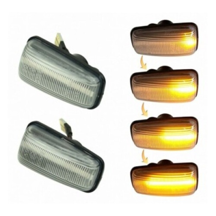 Сигнални светлини Citroen Xsara, Динамични, Saxo, Xantia, XM, ZX, Berlingo Xenon Bright®, Комплект 2