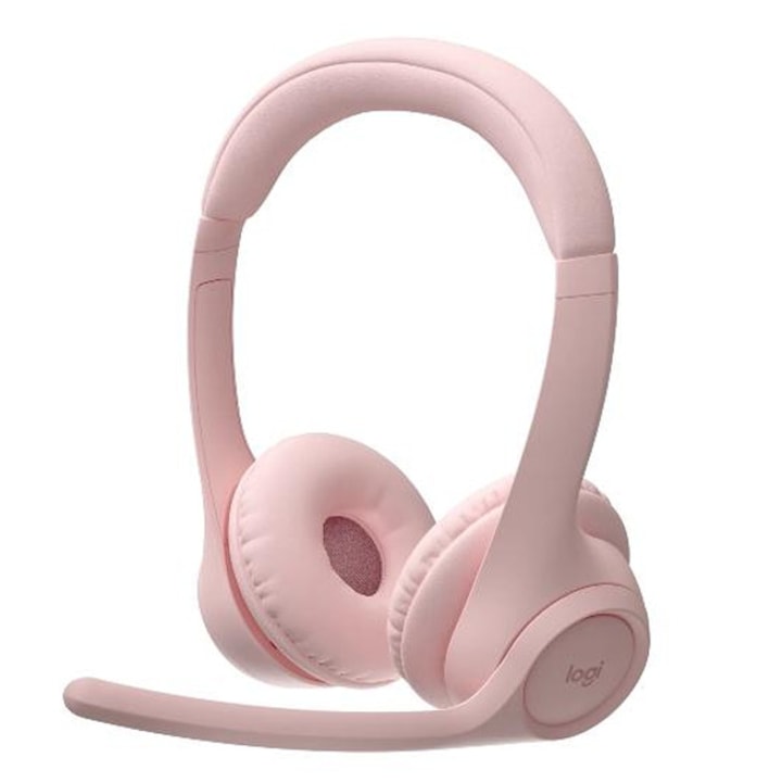Слушалки Logitech Bluetooth ZONE 300, Розов