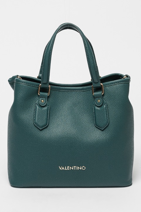 Valentino Bags, Geanta shopper din piele ecologica Brixton, Verde persan