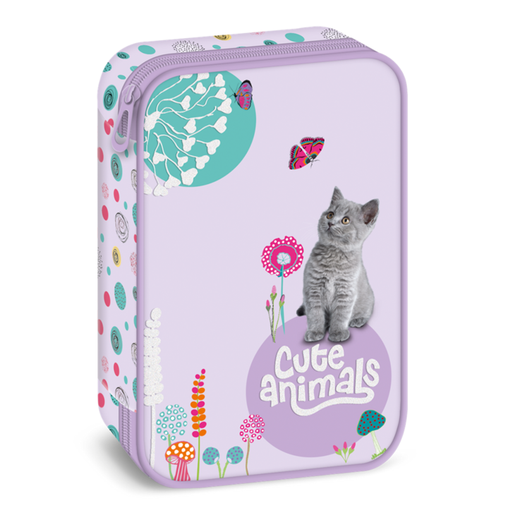 Tolltartó emeletes, fiús, Ars Una, Cute Animals - Kitten