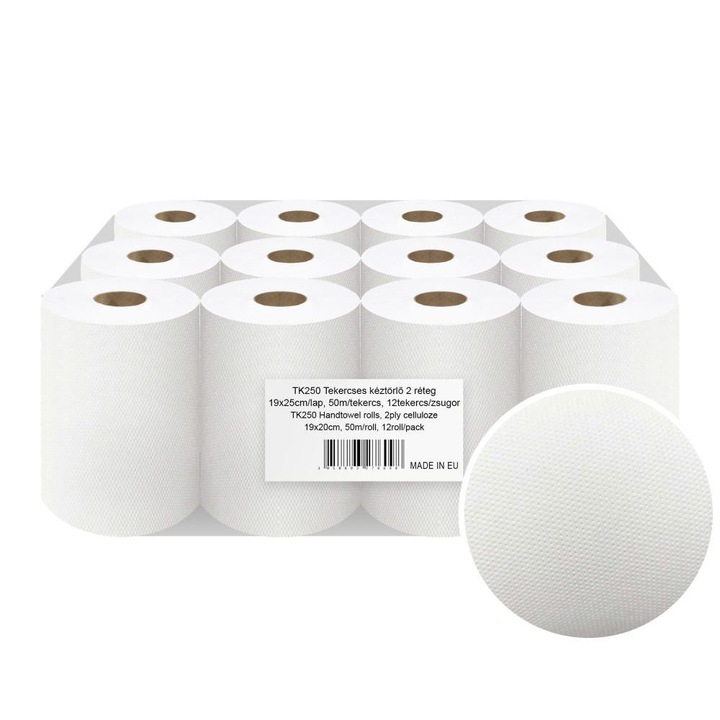 Alpha Mini хавлиена кърпа за ръце 2 слоя 50m целулоза 12 ролки/свиване