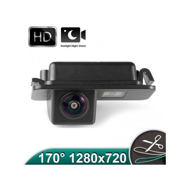Camera marsarier HD cu StarLight Night Vision FORD KUGA, FOCUS MK3, FIESTA MK6, MONDEO MK4, C-MAX MK2, S-MAX MK1, GALAXY MK3 Xenon Bright®
