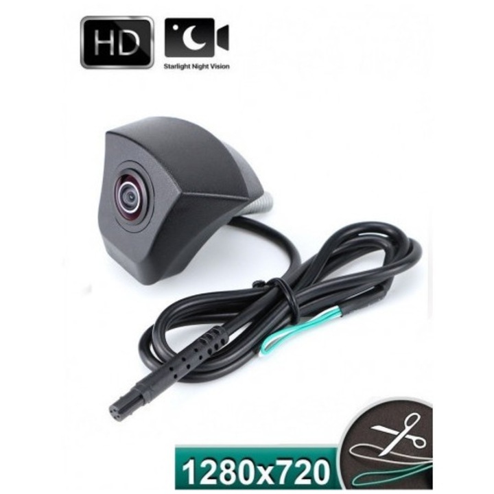 Camera frontala dedicata Audi cu montaj in sigla rezolutie HD cu StarLight Night Vision Xenon Bright®
