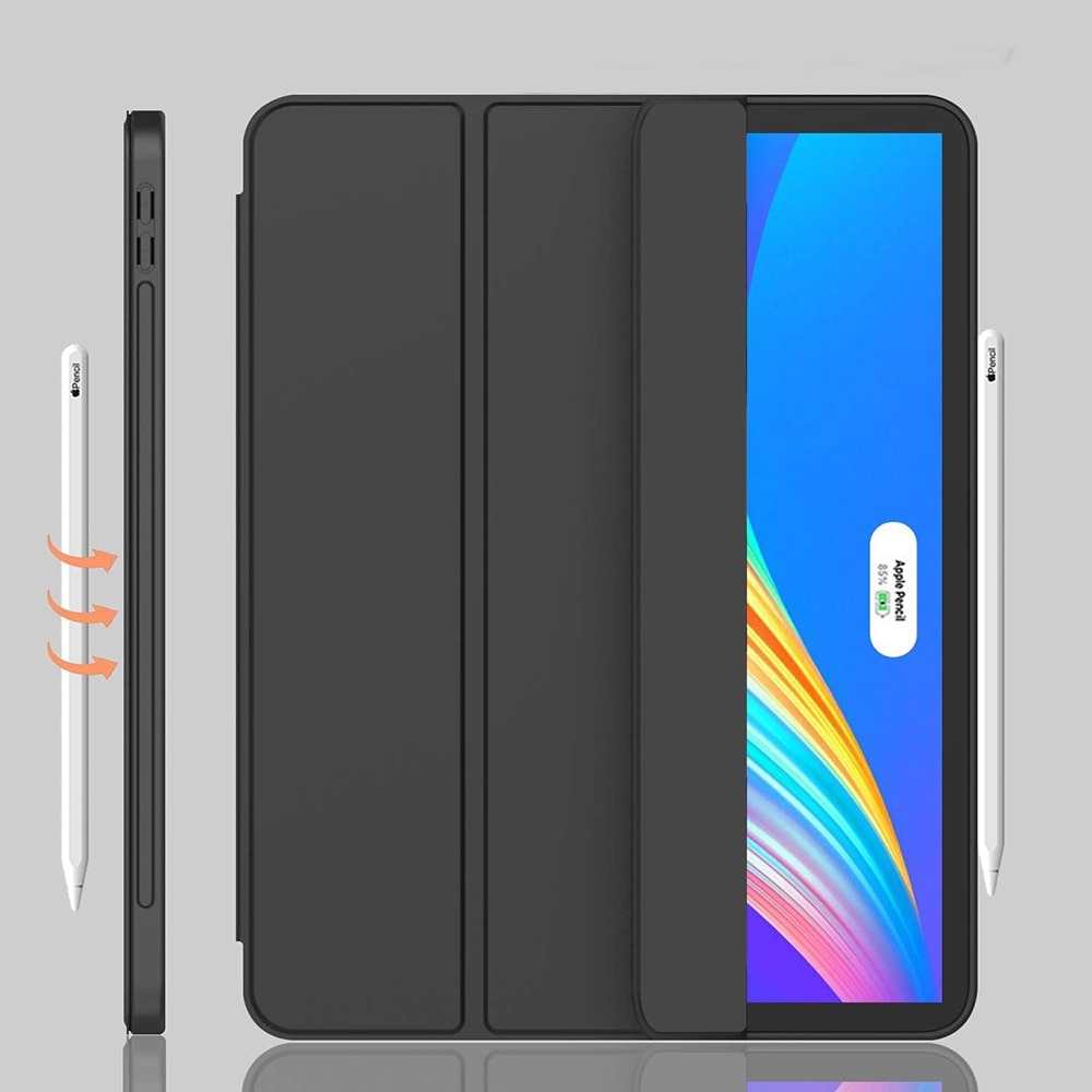 Husa pentru iPad Pro 12.9 (2018/2020/2021/2022) - Techsuit Flex Trifold - Dark Blue