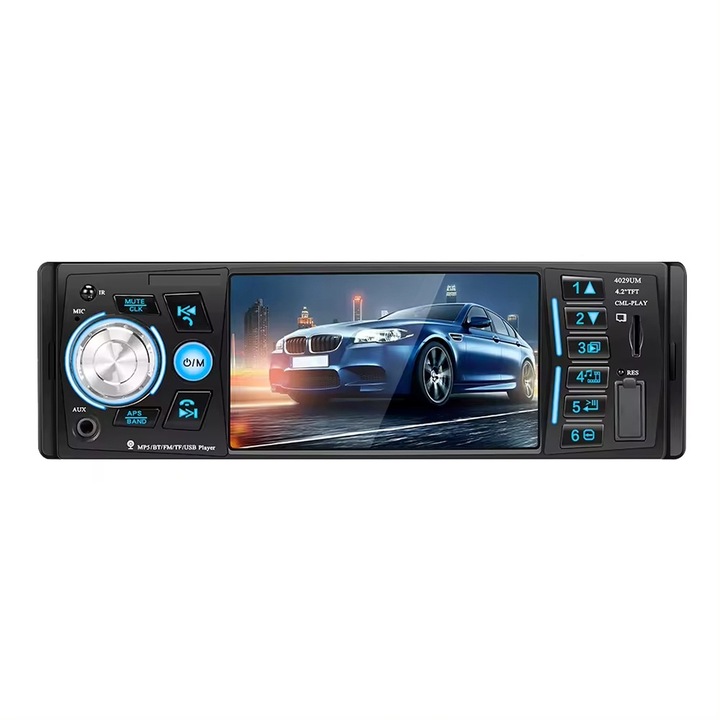 MP5 Player auto 1DIN, LCD 4.2?, Bluetooth, radio