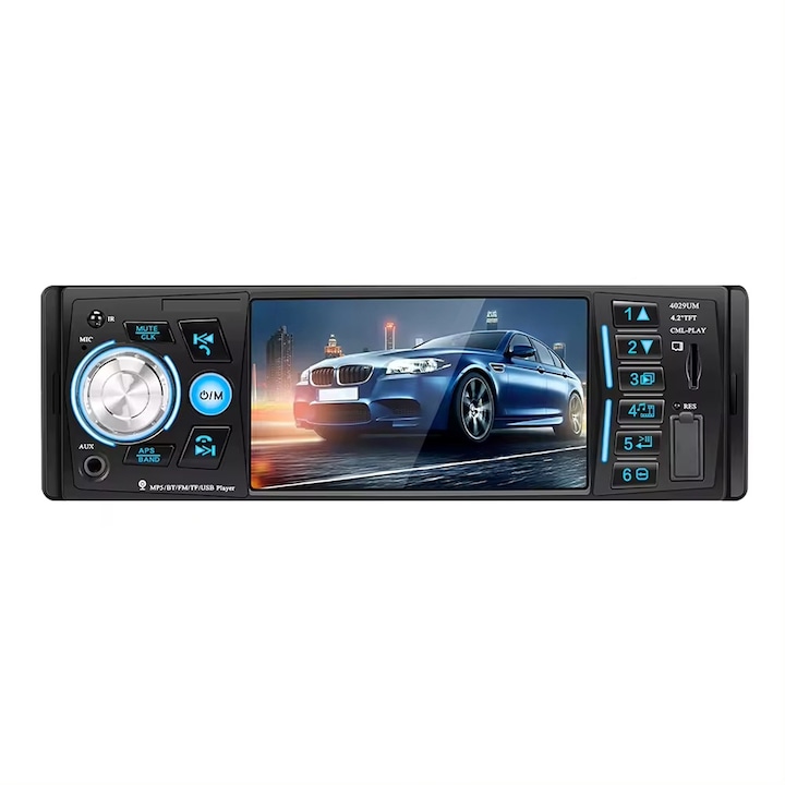 MP5 Player auto 1DIN, LCD 4.2?, Bluetooth, radio