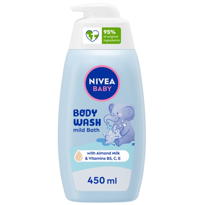 Душ гел за бебета Nivea Baby Mild Bath, 450 мл