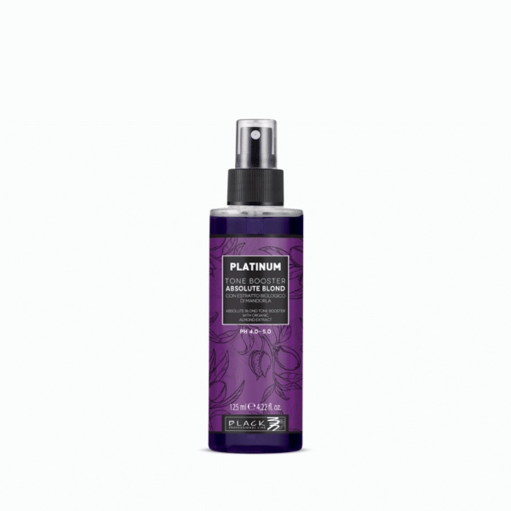 Spray pentru neutralizarea reflexiilor galbene Platinum BLACK PROFESSIONAL - 125 ml