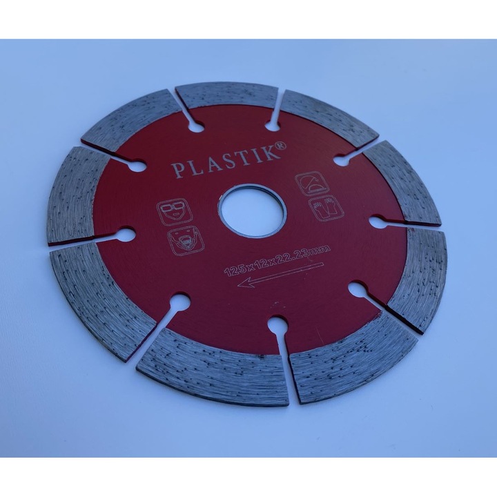 Disc diamantat segmentat 125 mm pentru taiere bruta