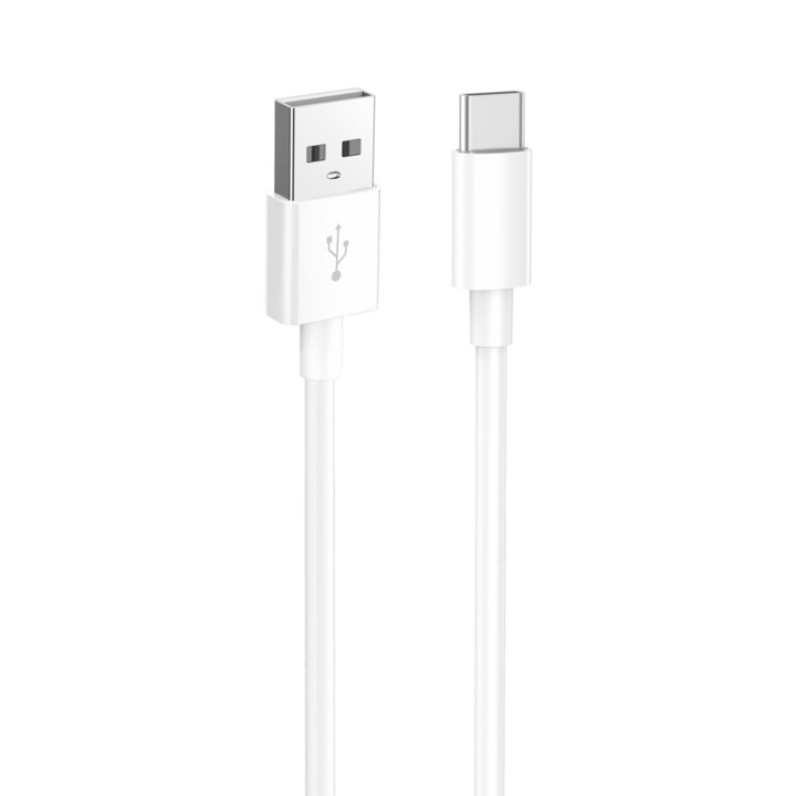 Adat- és töltőkábel X-Start Daden SJX316C, ultra ellenálló, USB-USB-C, 20 W, C típusú, gyorstöltés, 3,0 A, 1 méter, fehér