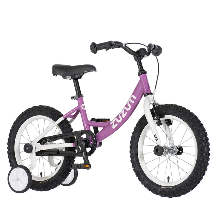 Bicicleta copii 16" ZUZUM Princess, mov, varsta 4-6 ani