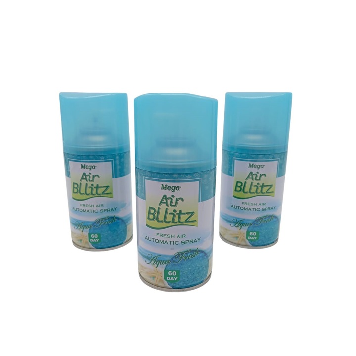 Szobafrissítő pótkészlet, AIR BLLITZ 3x205ml, AQUA FRESH