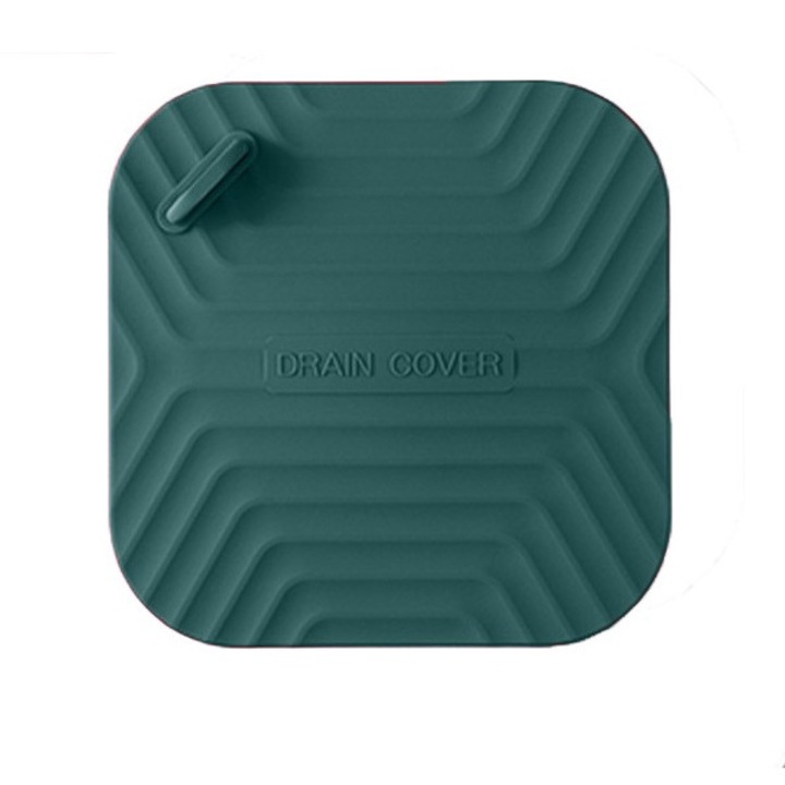 Capac scurgere, MAOYONG, silicon, 15x15cm, verde