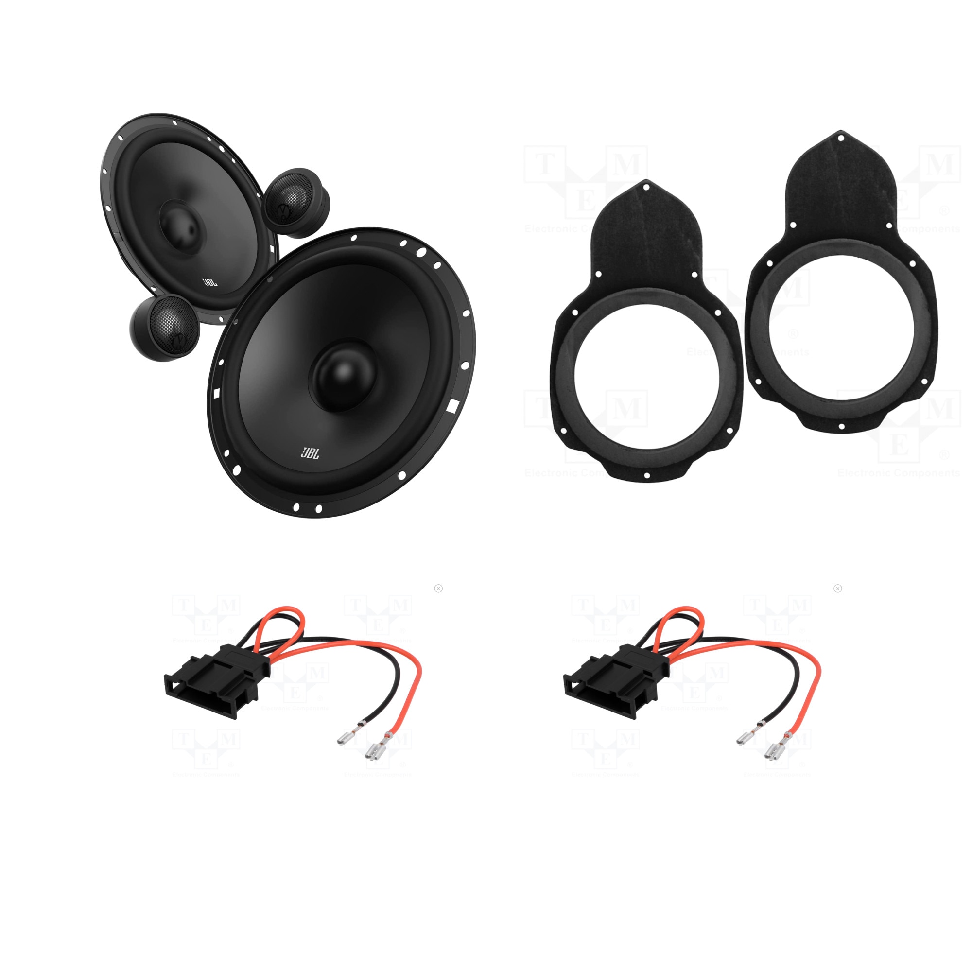 Pachet audio Volkswagen Passat B6/B7/CC, Difuzoare JBL Stage 1 601 ...