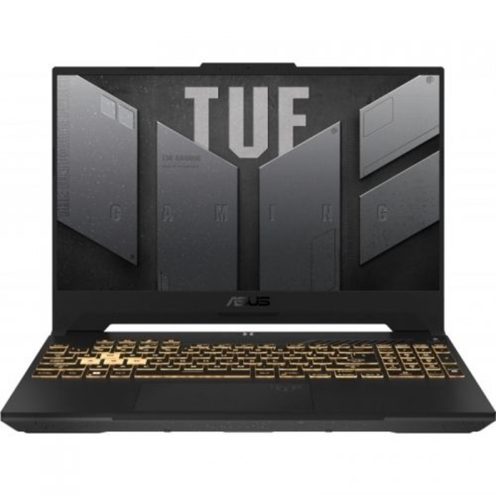 Лаптоп Asus TUF A15 FA507NVR-LP002, 15.6 инча 1920 x 1080, AMD Ryzen 7 7435HS 8 C / 16 T, 4.5 GHz, 4 MB 16 MB кеш, 16 GB DDR5, 512 GB SSD, Nvidia GeForce RTX 4060, Free DOS