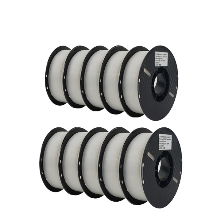 Set Filament PLA Transparent, 1.75mm, 300m, Finisaj Lucios