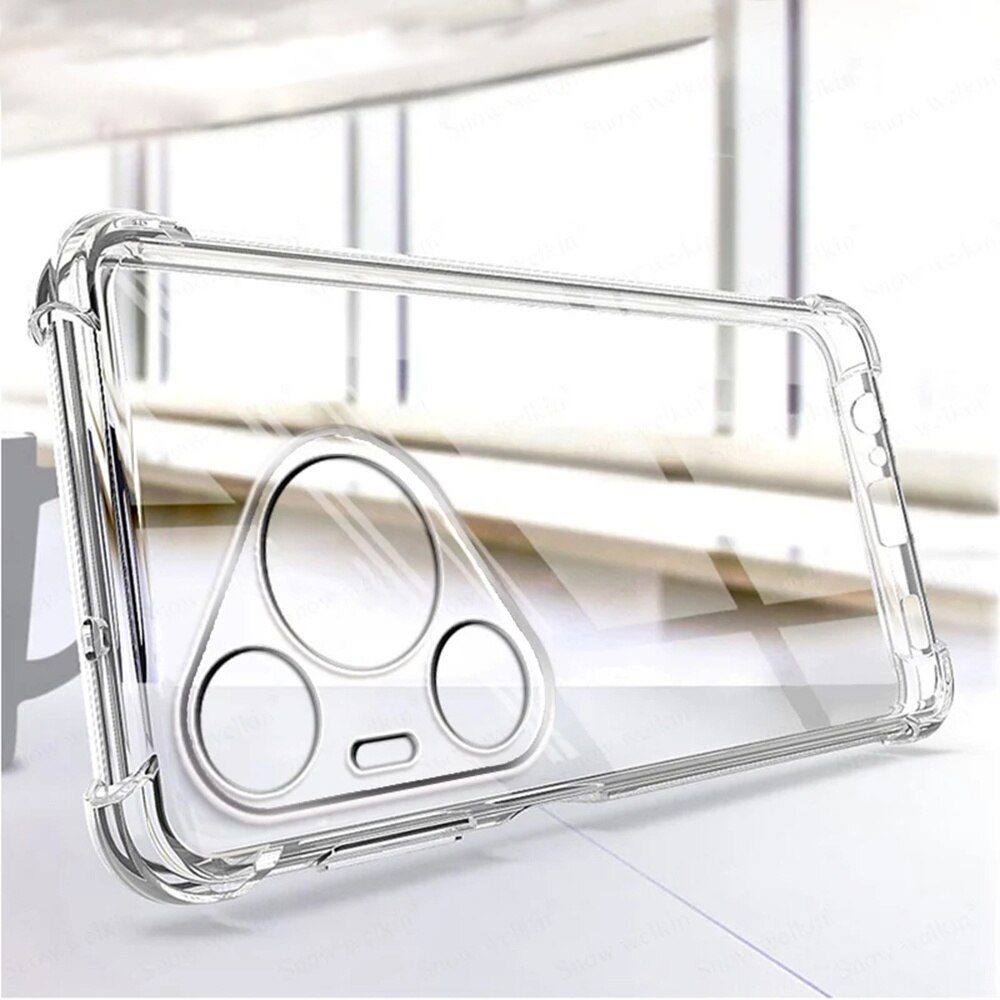 Husa Huawei Pura 70 Techsuit Shockproof Clear Silicone, transparenta