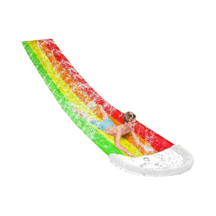 Надуваема водна пързалка за цялото семейство, 465x80 см, многоцветна, PVC