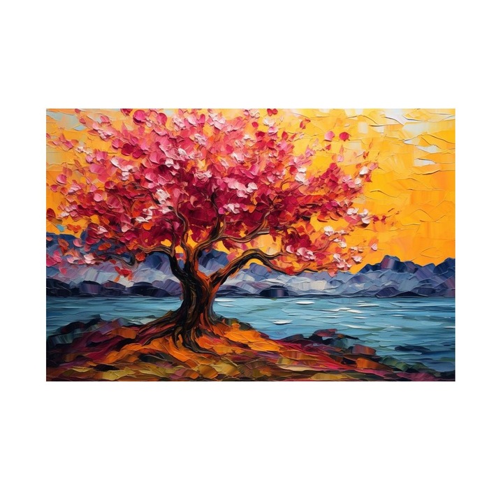 Tablou Peisaj De Toamna, Toamna Eterna, MDF, 90x60 cm