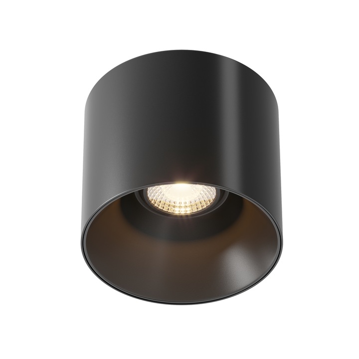 LED плафон Maytoni Technical Alfa LED, Черен, LED 25W, 2000lm 3000K Димируем