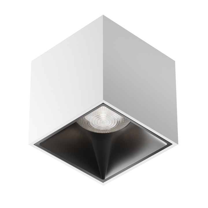 LED mennyezeti lámpa Maytoni Technical Alfa LED, fehér, LED 12W 900lm 4000K szabályozható