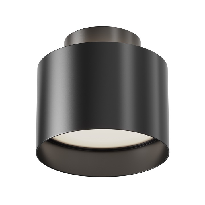 Maytoni Technical Planet LED mennyezeti lámpa, fekete, LED 12W, 500lm 4000K
