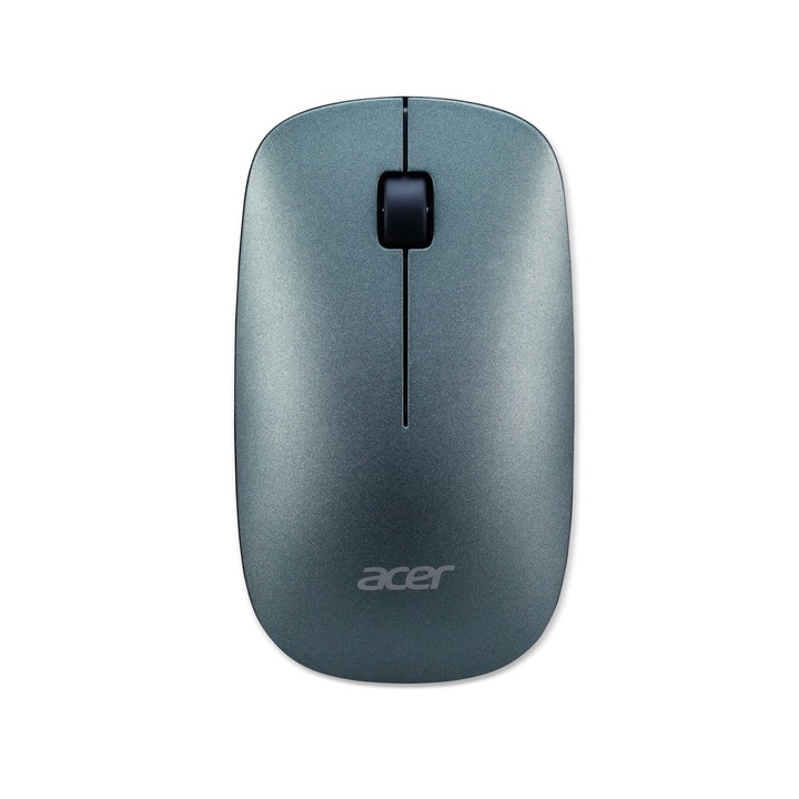 Mouse wireless Acer slim GP.MCE11.012, 1200 DPI, senzor PixArt 3703, 3 butoane, 48g, Mist Green