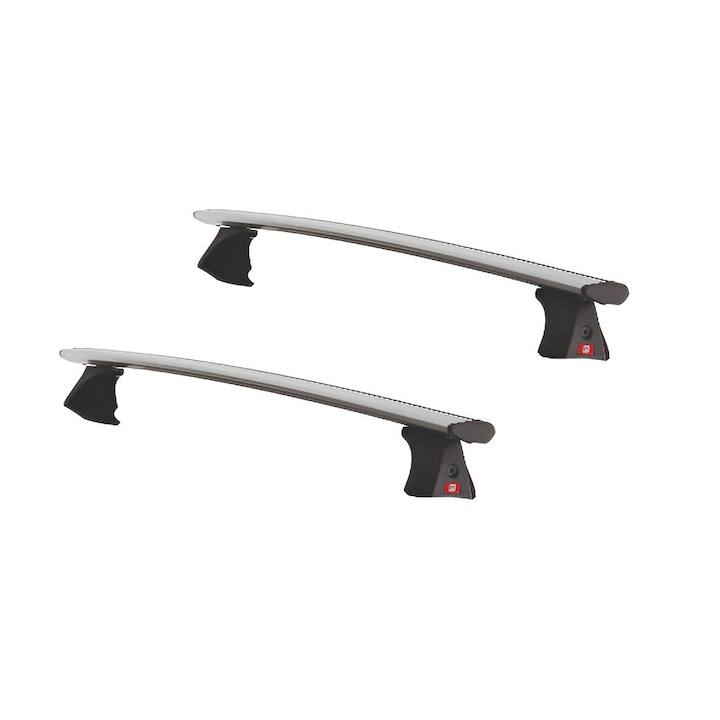 Bare transversale pentru Audi A6 berlina generatia 4 (C7), model 2011 - 2018 Fabbri Viva 12 ALU, sistem cu prindere pe plafon normal, aluminiu, argintiu
